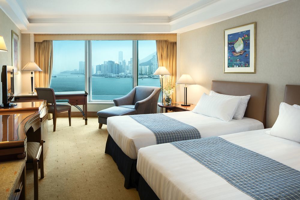 Harbour Grand Kowloon Hotel Hong Kong Exterior foto A room at the hotel